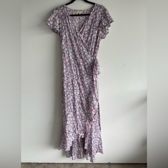 Aunty B. Farrah Dress in Fog Made in India size L/XL - Picture 2 of 9